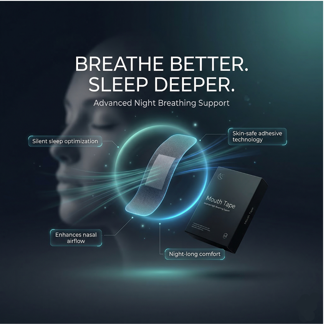 BreathArena Premium Mouth Tape - Advanced Night Breathing Support